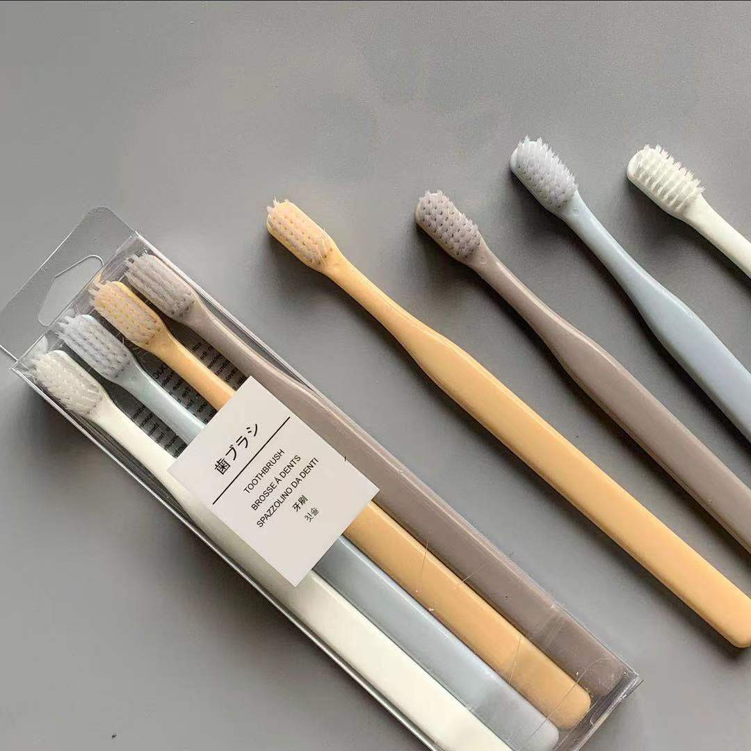 4 Pcs Ultra Soft Bristle Toothbrush Set for Gentle Teeth Cleaning – Comfortable Grip, Deep Cleaning & Daily Oral Care